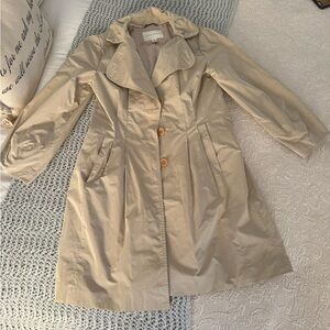 Banana Republic Tan Trench Coat Classic Design